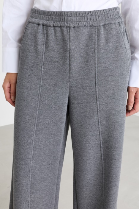 Joggers ampio in felpa