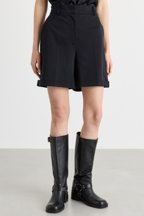 Shorts in jersey di cotone