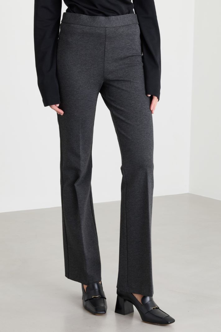 Jersey trousers - GREY - Intrend - 2