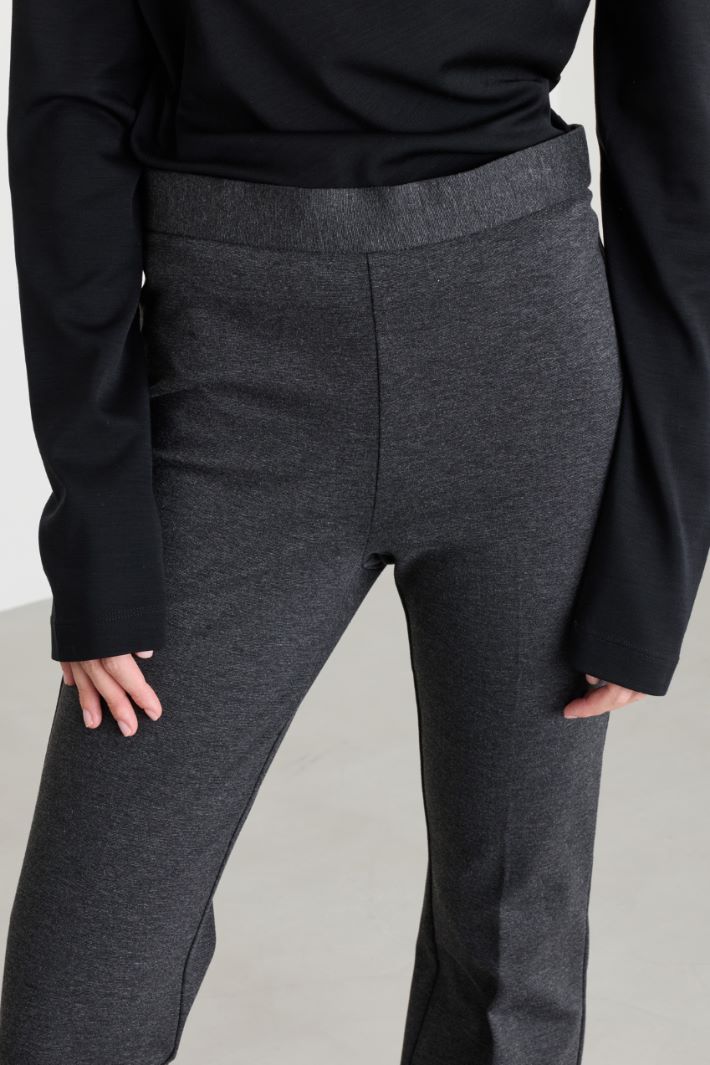 Jersey trousers - GREY - Intrend - 3