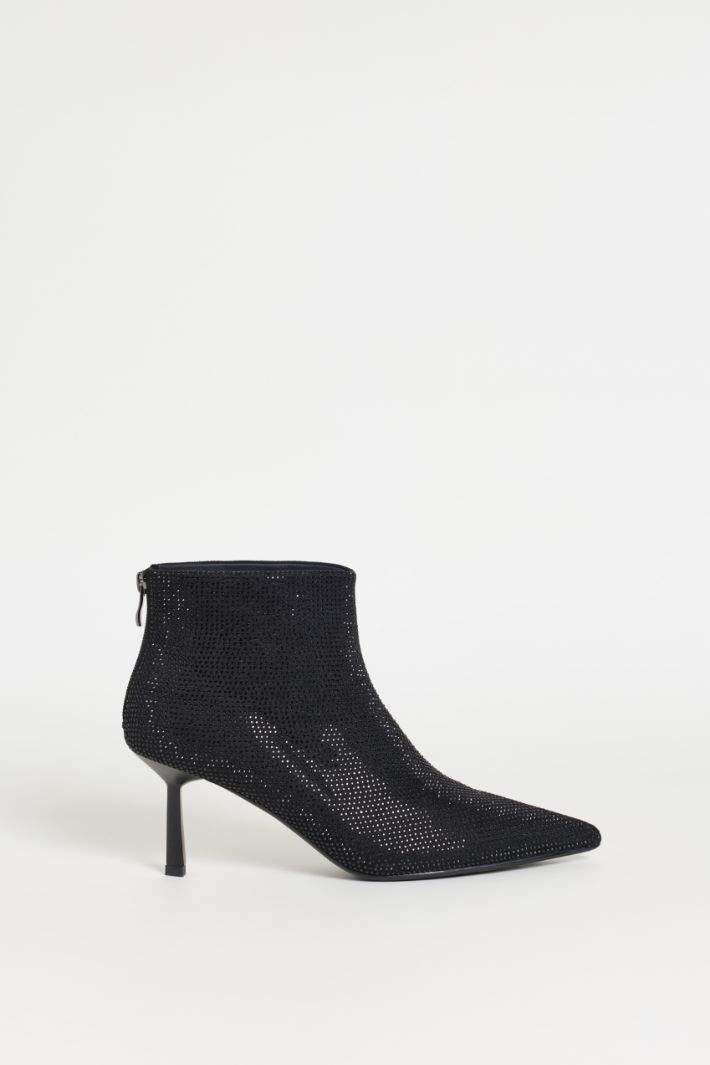 Stivaletto con strass - NERO - Intrend