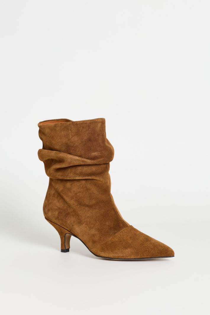 Slouchy ankle boots - BROWN - Intrend - 2