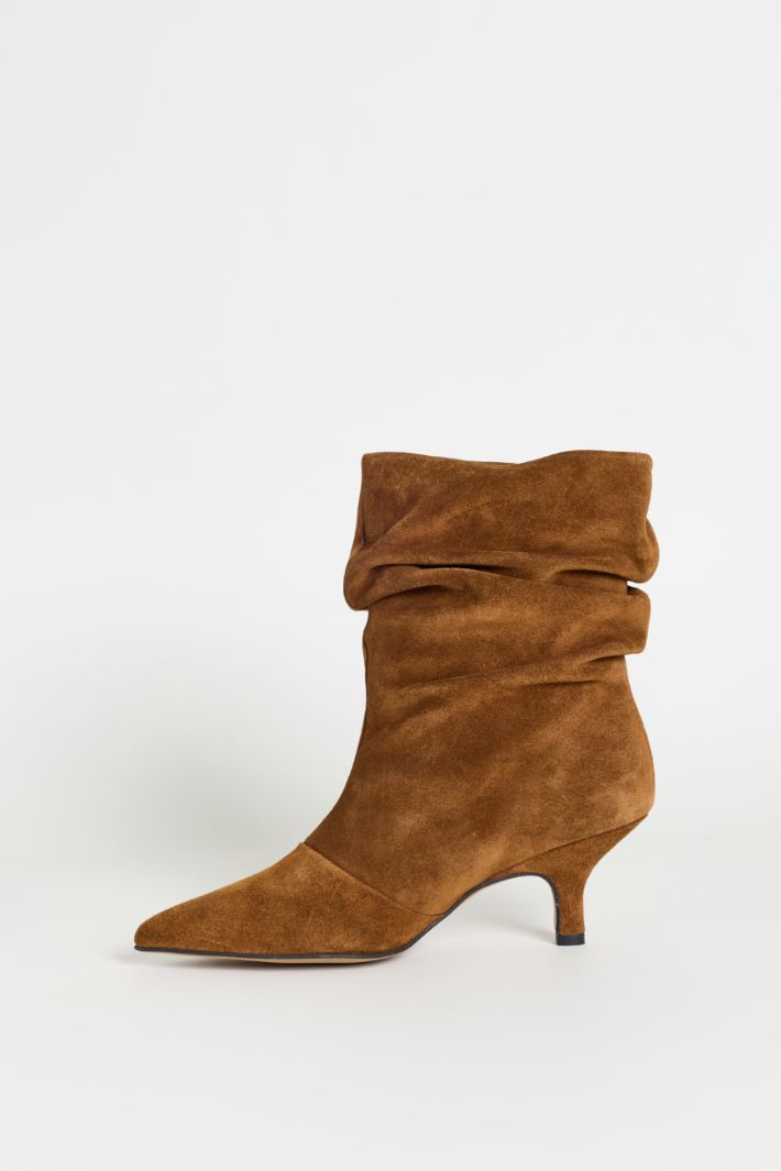 Slouchy ankle boots - BROWN - Intrend - 3