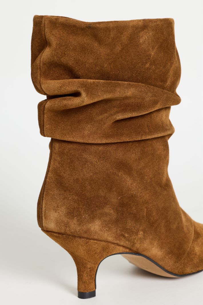 Slouchy ankle boots - BROWN - Intrend - 4