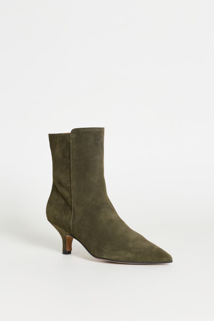 Stivaletto con zip - VERDE - Intrend - 2