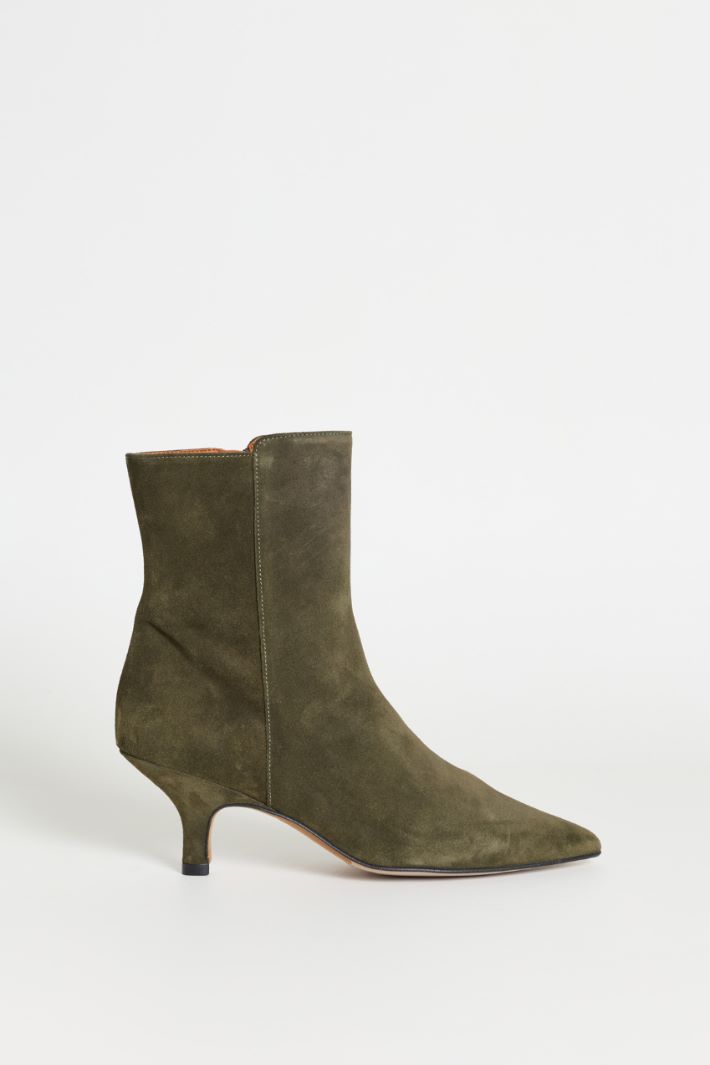 Stivaletto con zip - VERDE - Intrend