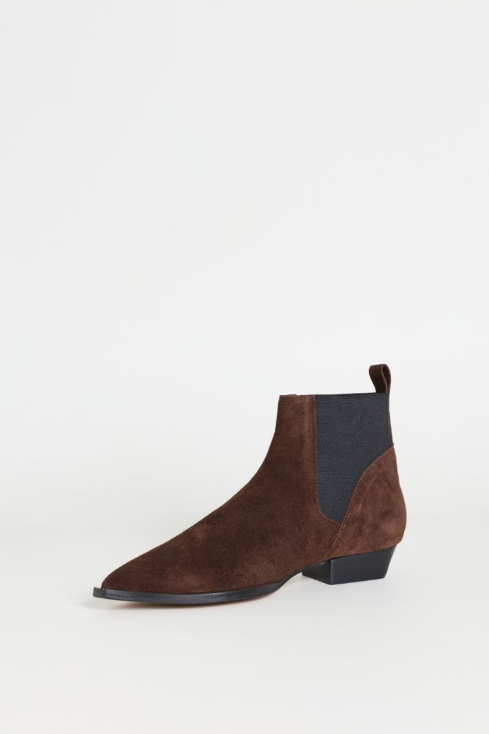 Stivaletto texano con banda elastica - MARRONE - Intrend - 3