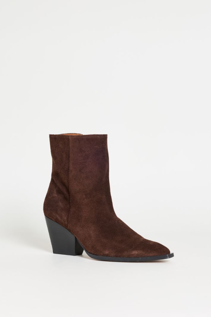 Suede boots - BROWN - Intrend - 2