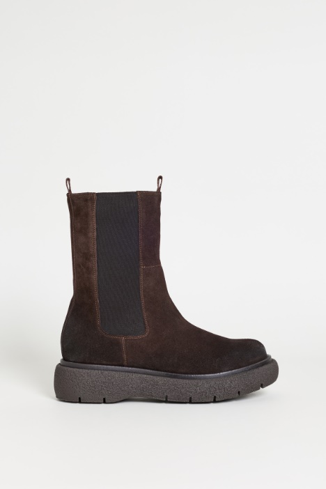 Stivaletto in pelle scamosciata - Intrend
