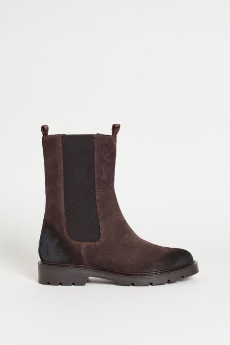 Stivaletto in pelle scamosciata - Intrend