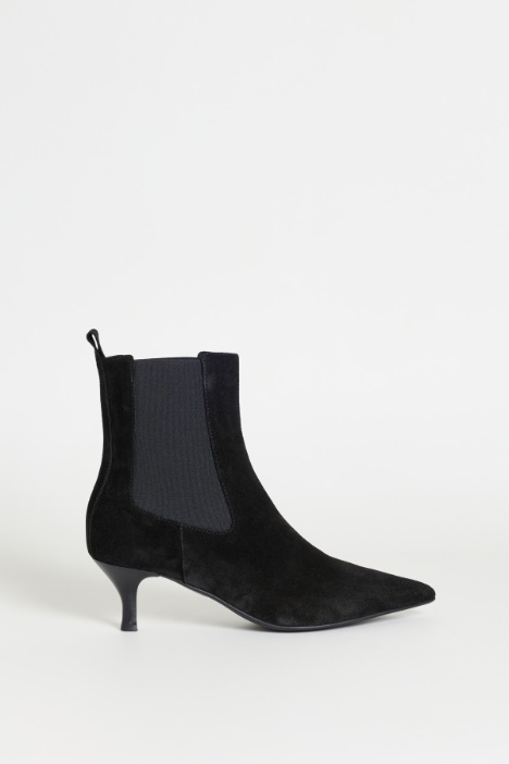 Stivaletto in pelle scamosciata - Intrend