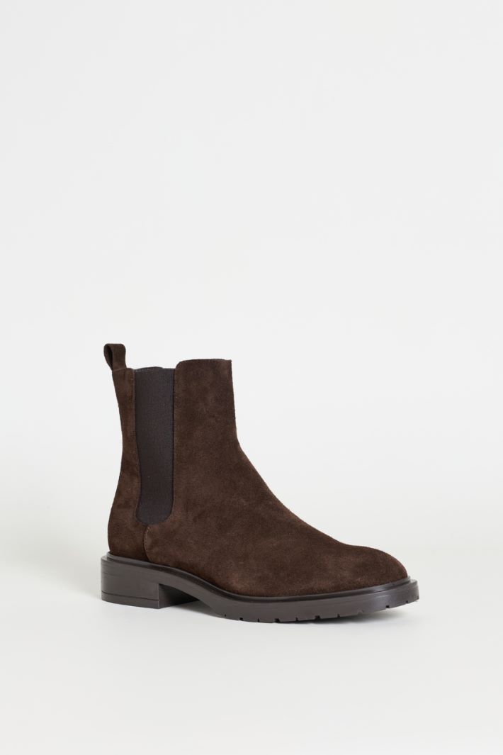 Bottines en daim - MARRON - Intrend - 2