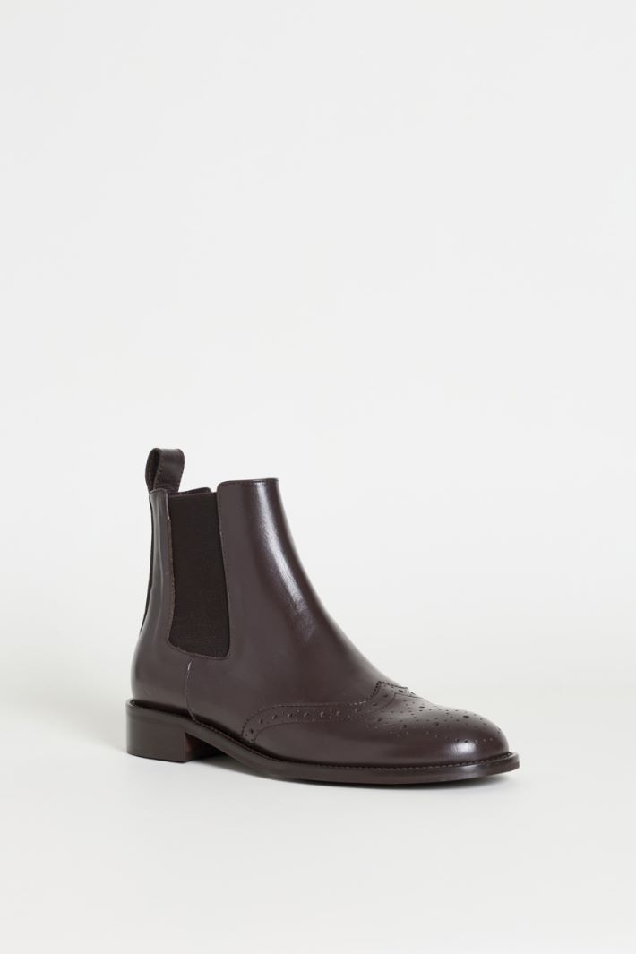 Stivaletto brogue - MARRONE - Intrend - 2