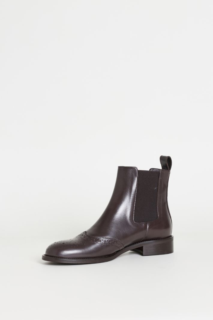 Stivaletto brogue - MARRONE - Intrend - 3
