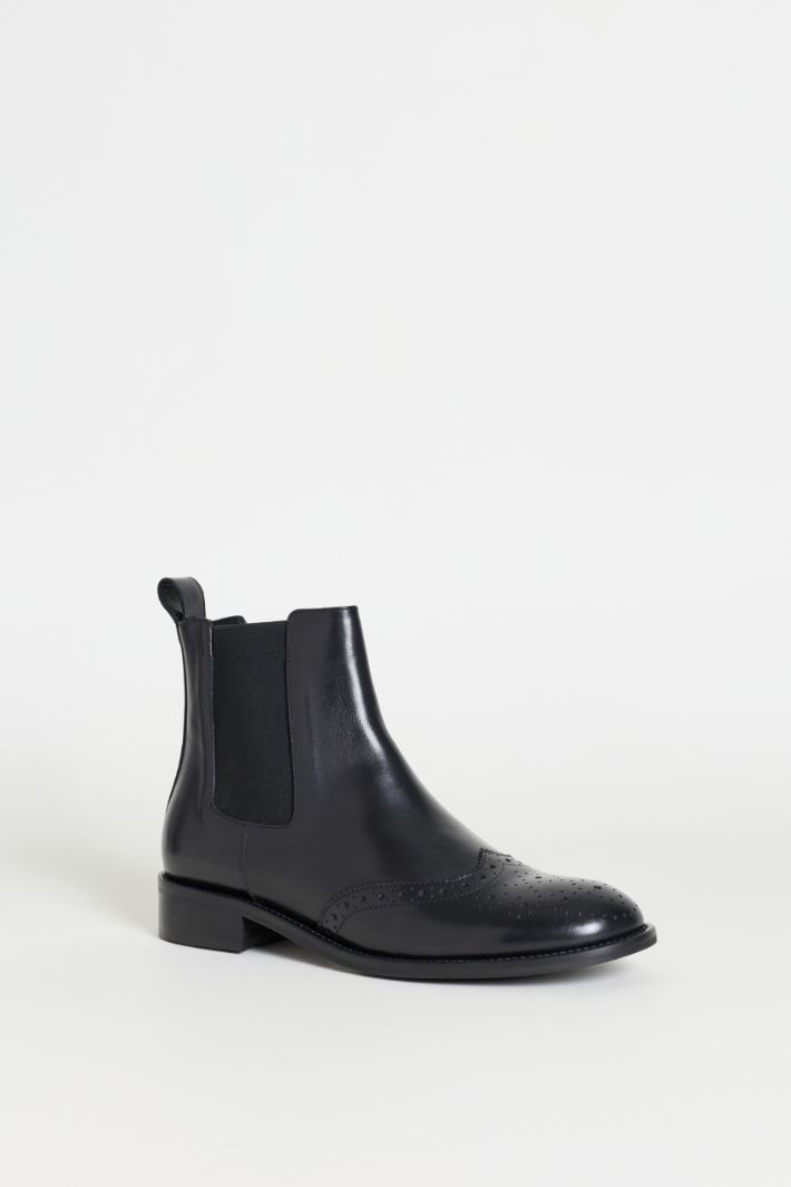 Stivaletto brogue - NERO - Intrend - 2