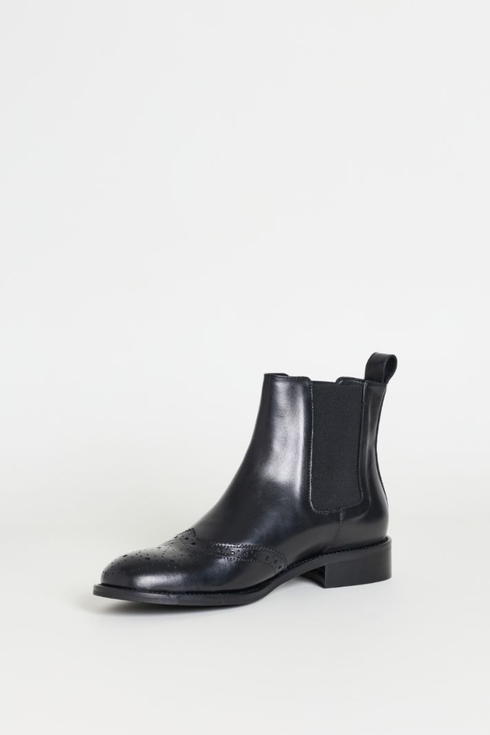 Stivaletto brogue - NERO - Intrend - 3
