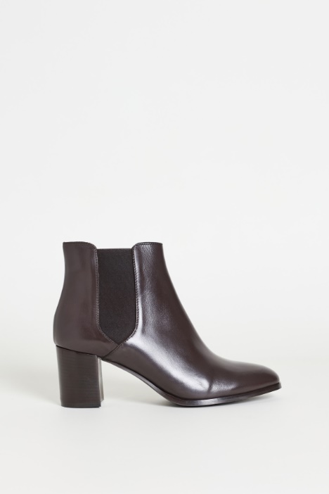 Stivaletto in pelle con tacco - Intrend