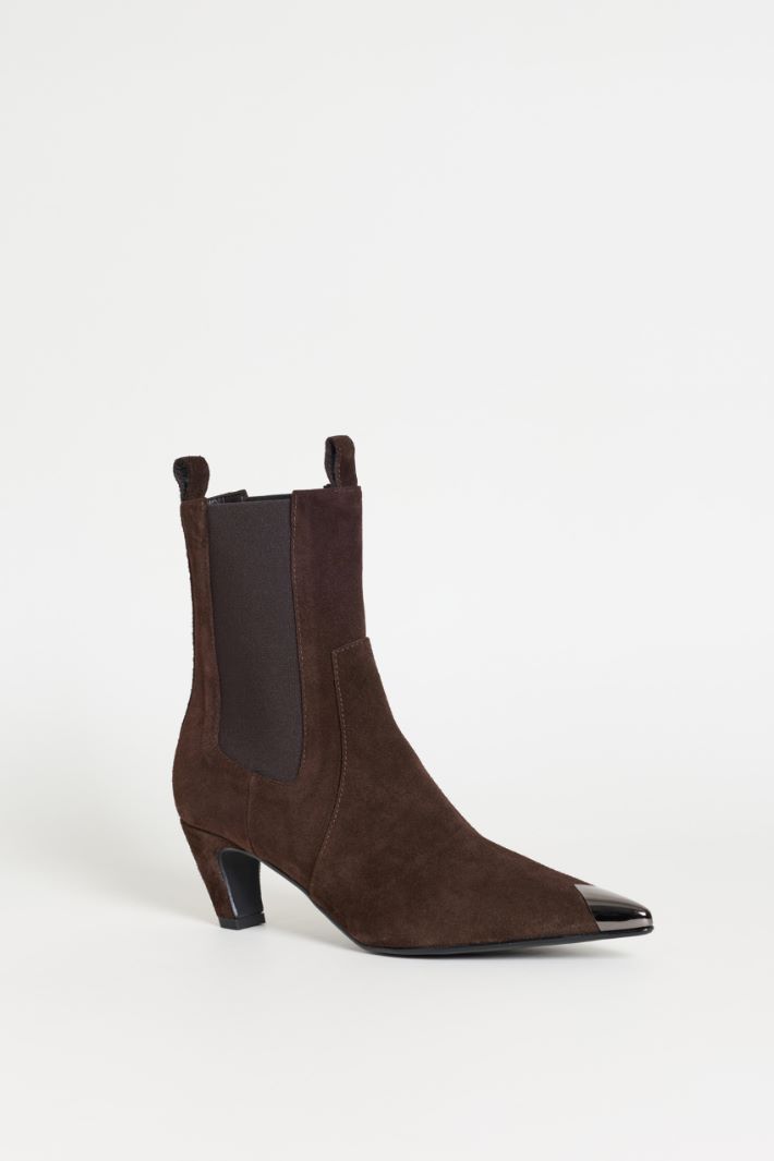 Stivaletto con punta in metallo - MARRONE - Intrend - 2