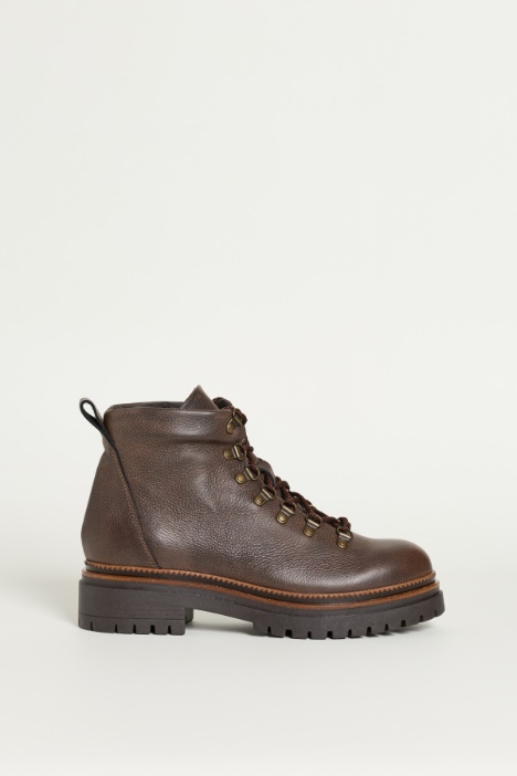 Stivaletto stringato in pelle - Intrend