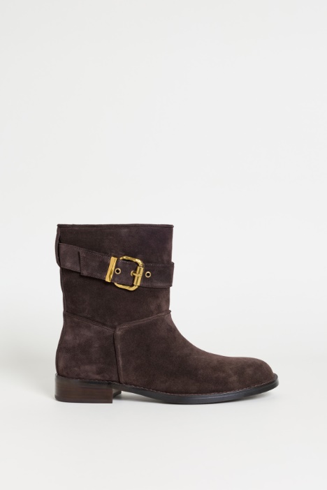 Stivaletto in pelle scamosciata - Intrend