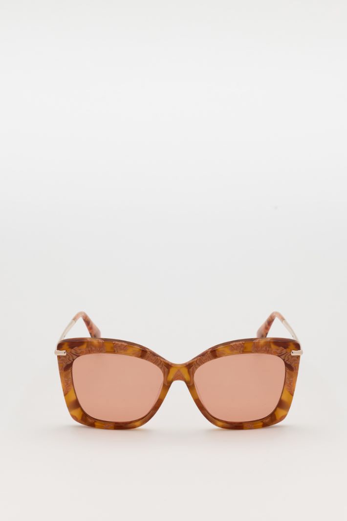Cat-eye sunglasses - BROWN - Intrend