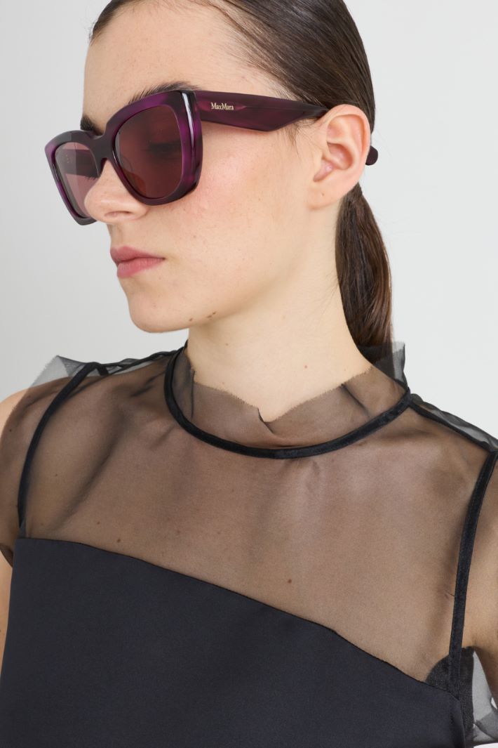 Cat-Eye-Sonnenbrille - VIOLETT - Intrend - 3