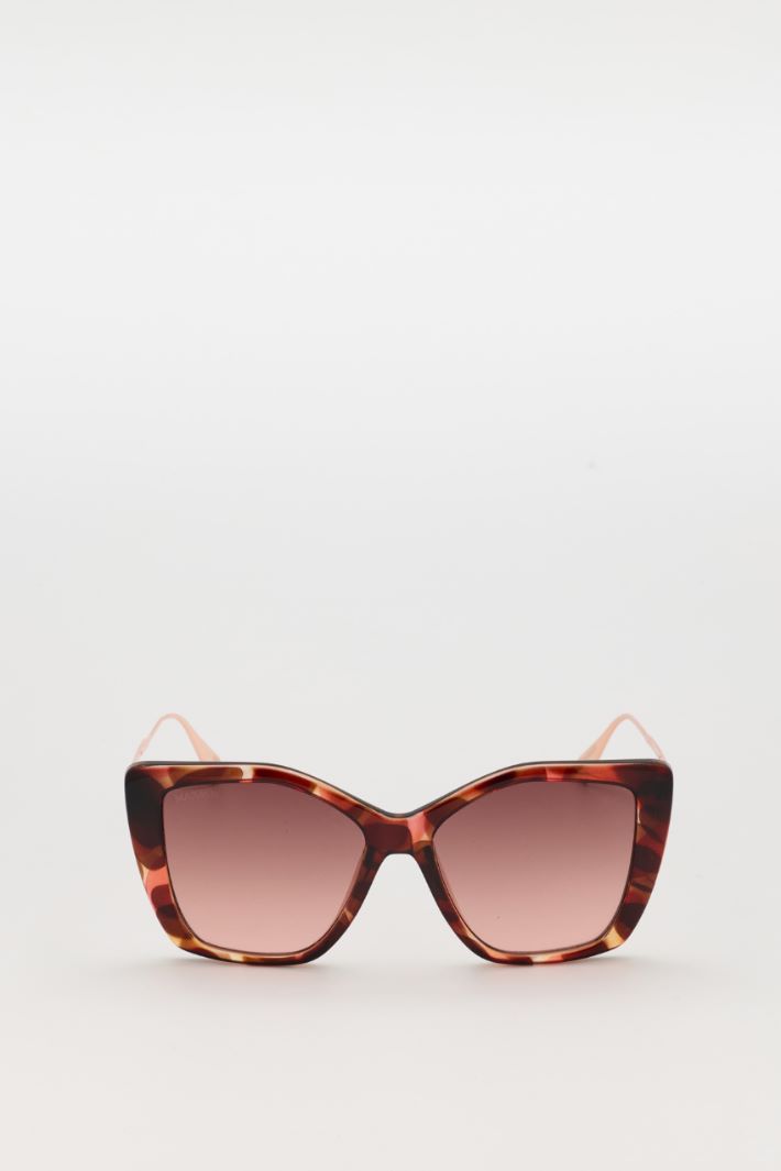 Occhiali da sole cat-eye - MARRONE - Intrend