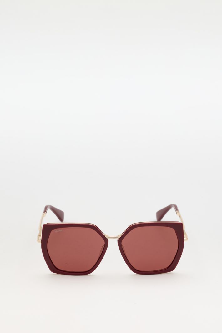 Occhiali oversize - BORDEAUX - Intrend
