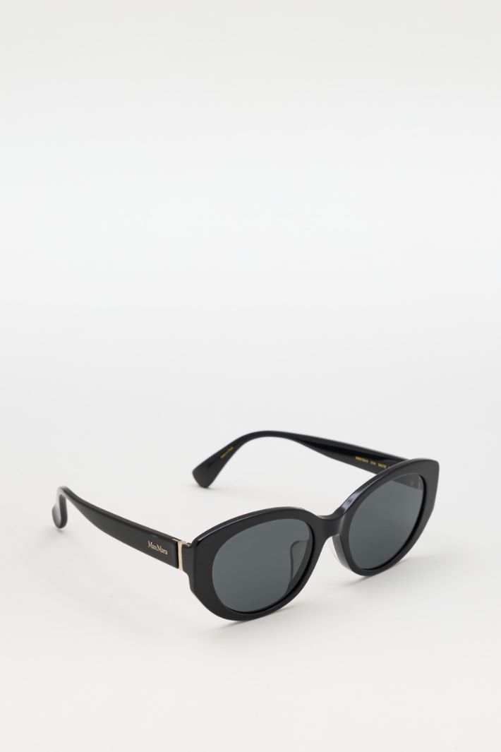 Lunettes de soleil ovales - NOIR - Intrend - 2