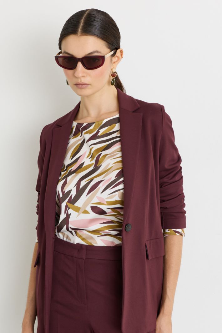 Geometric sunglasses - BORDEAUX - Intrend - 3