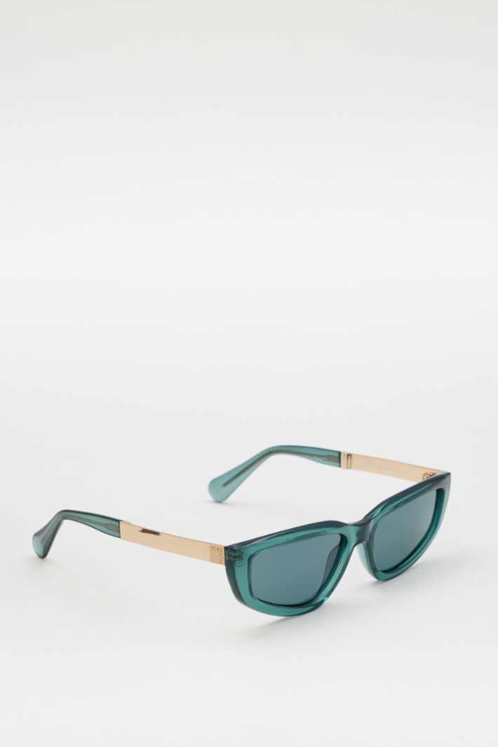 Geometric sunglasses - GREEN - Intrend - 2