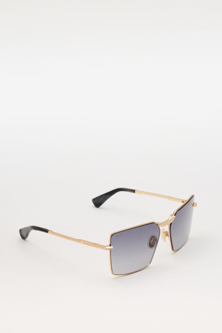 Geometric sunglasses - BLUE - Intrend - 2