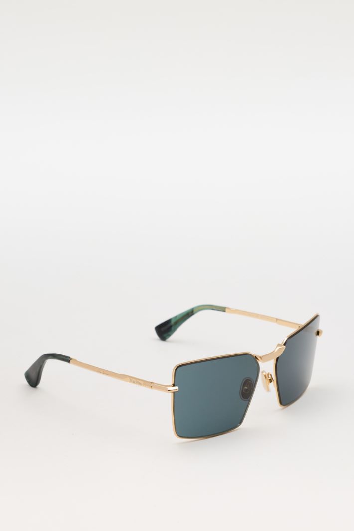 Geometric sunglasses - GREEN - Intrend - 2