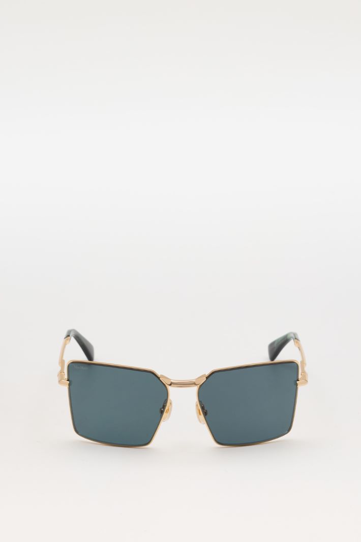 Geometric sunglasses - GREEN - Intrend