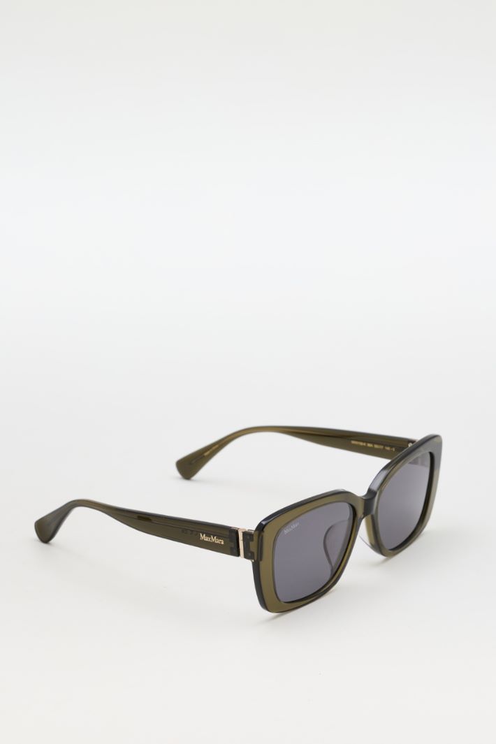Oversized sunglasses - GREEN - Intrend - 2