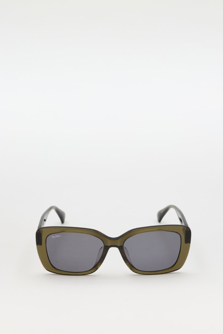 Oversized sunglasses - GREEN - Intrend