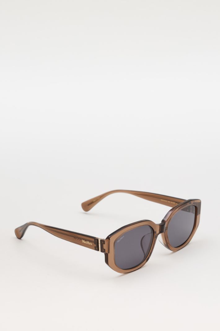 Occhiali da sole arrotondati - MARRONE - Intrend - 2
