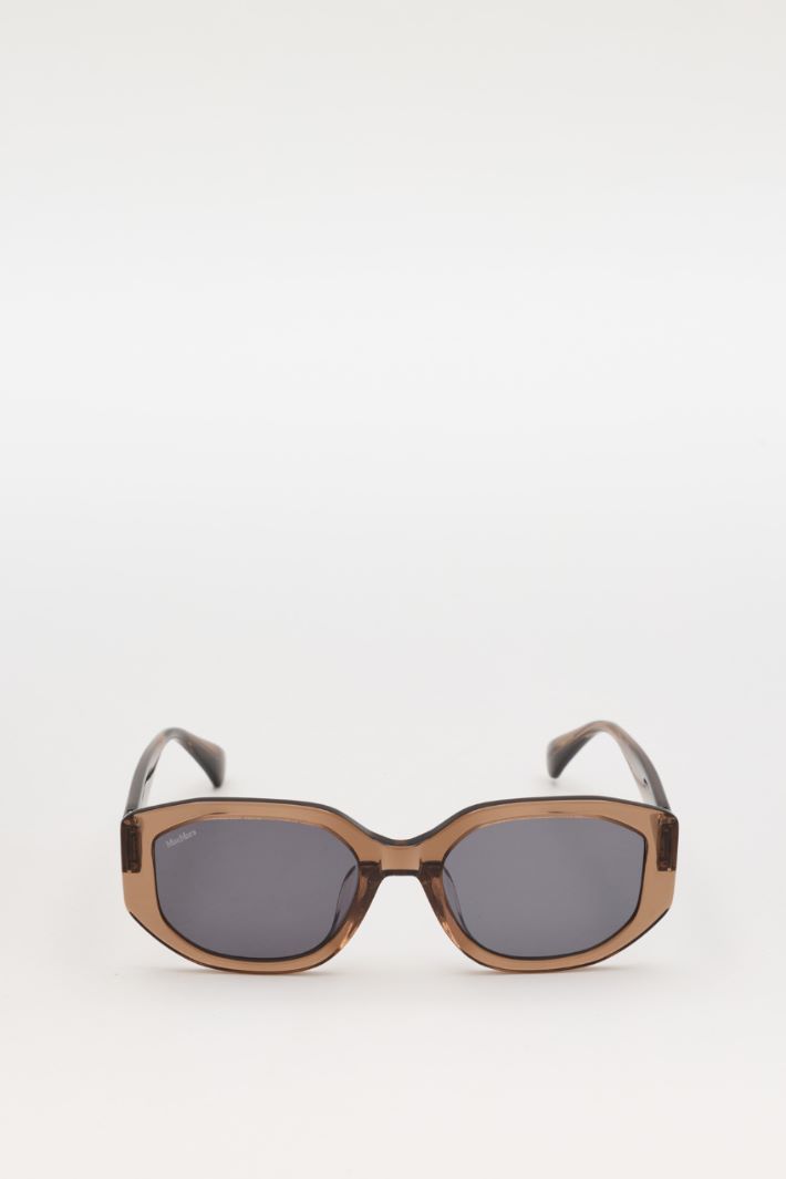 Occhiali da sole arrotondati - MARRONE - Intrend