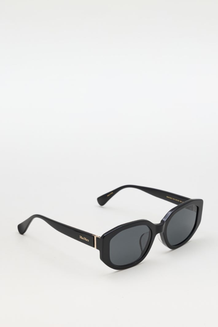 Rounded sunglasses - BLACK - Intrend - 2