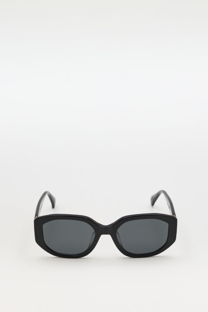 Rounded sunglasses - BLACK - Intrend