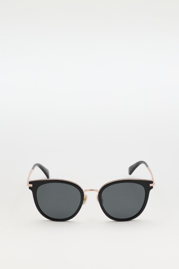 Round sunglasses - BLACK - Intrend