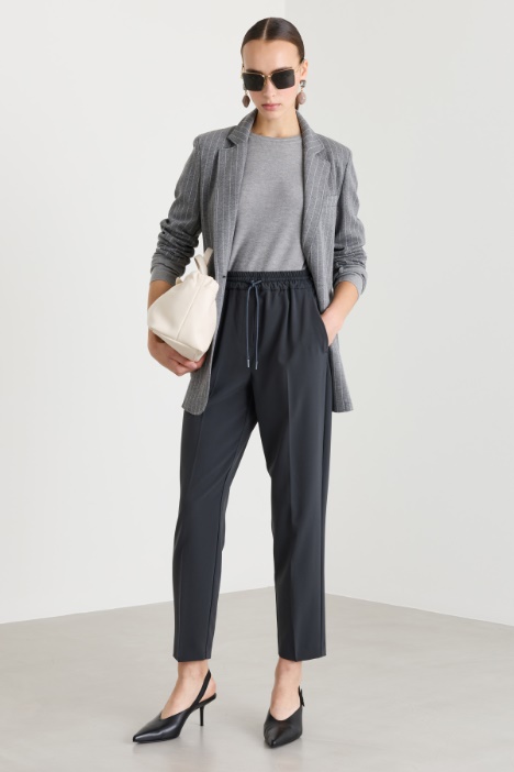 Blazer in jersey jacquard - Intrend