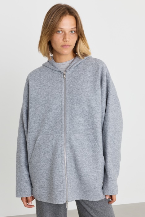 Felpa oversize con cappuccio - Intrend