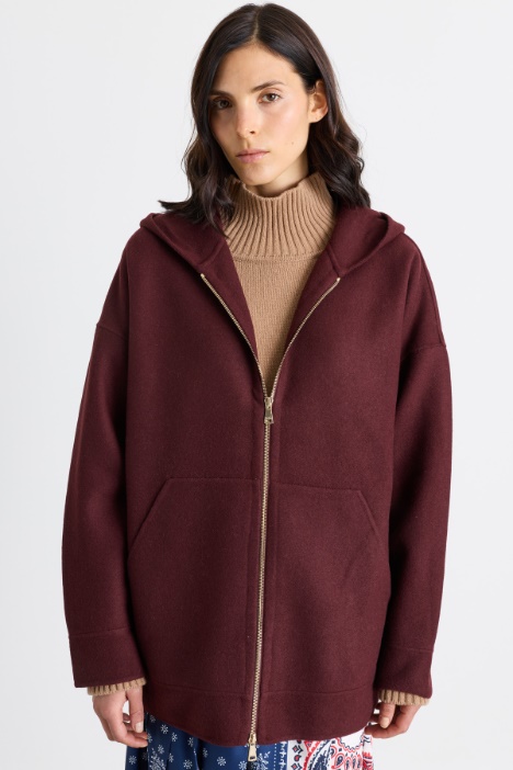 Felpa oversize con cappuccio - Intrend