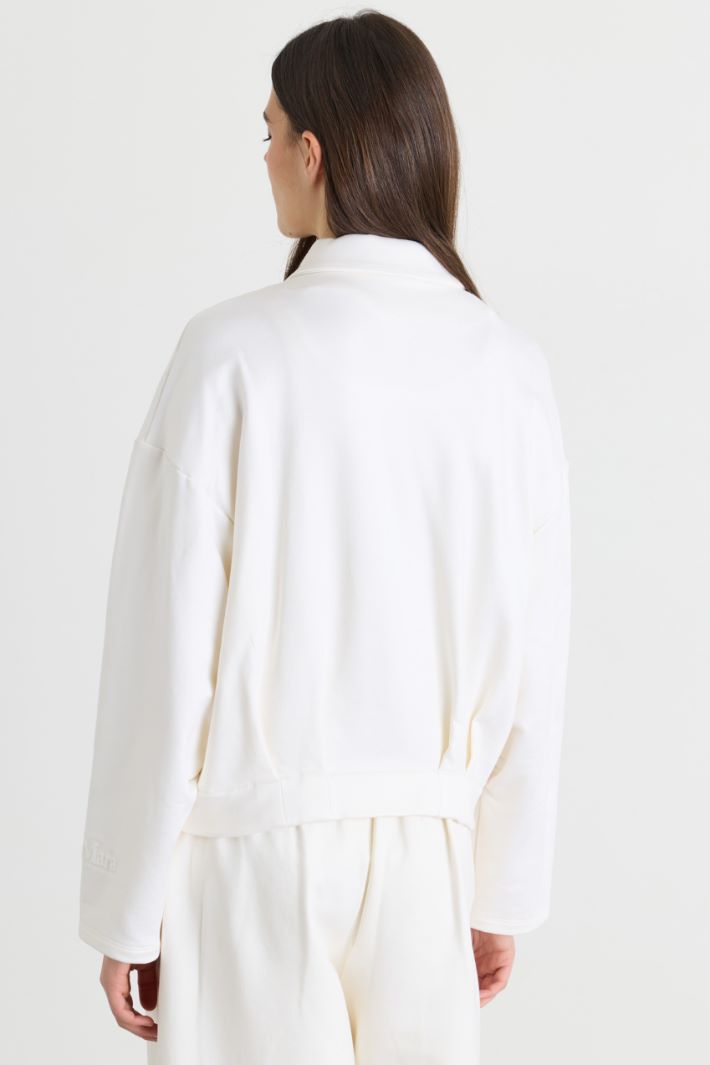 Felpa crop con tasche - BIANCO - Intrend - 4
