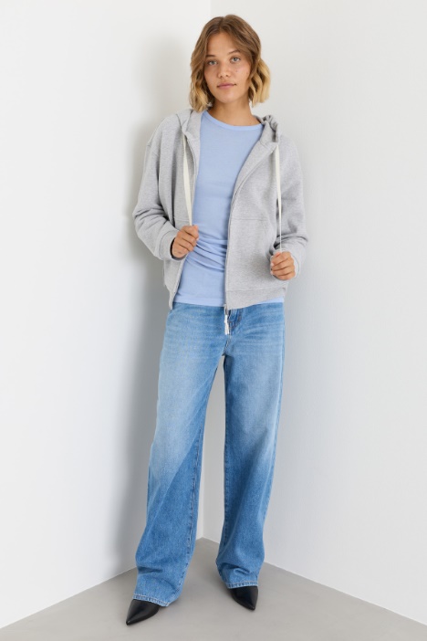 Kapuzen-Sweatjacke - Intrend