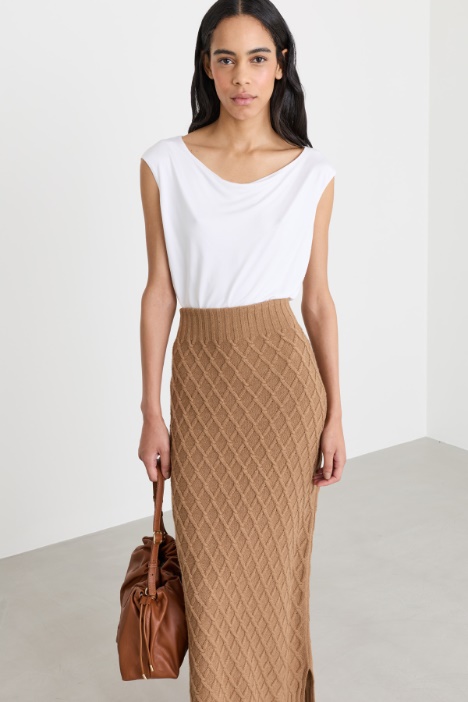 Double-faced jersey top - Intrend
