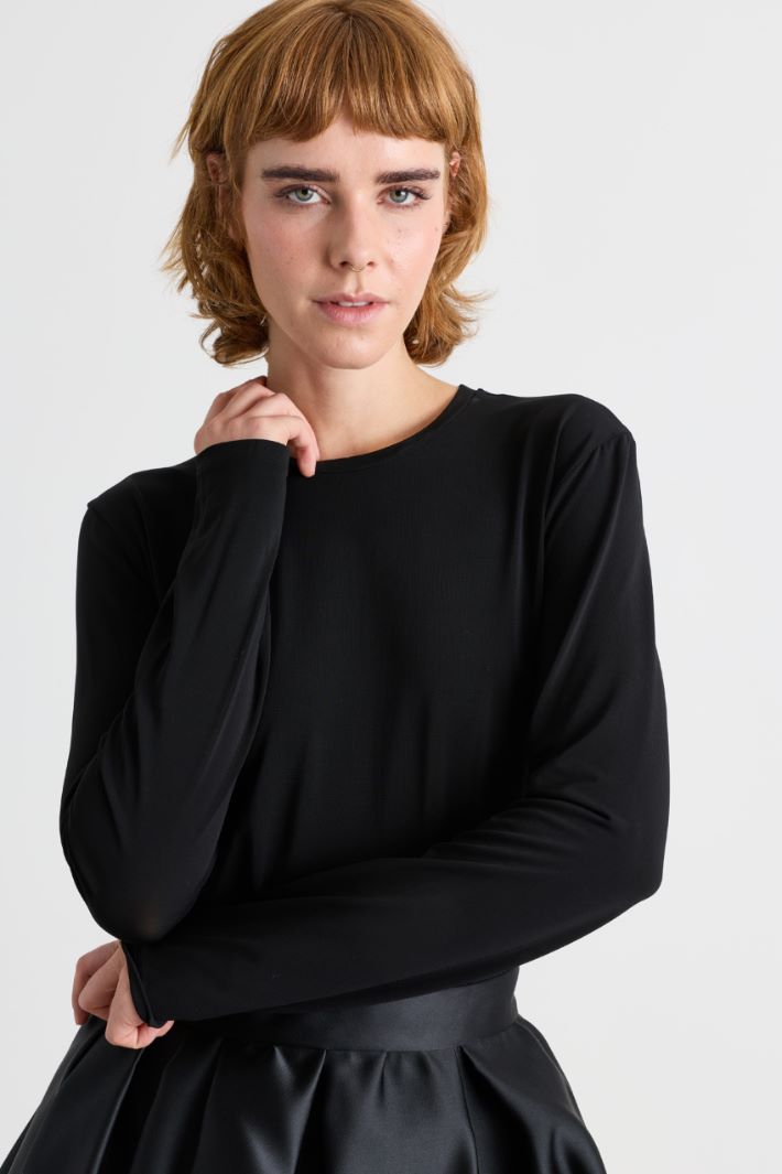 Top in rete - NERO - Intrend - 3