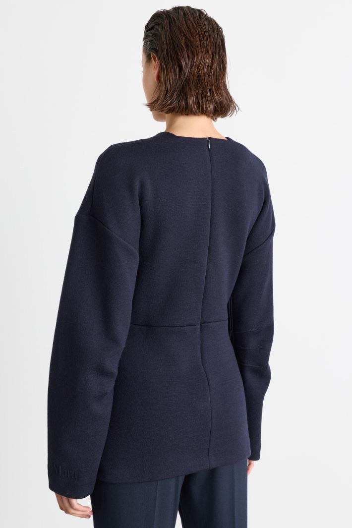 Top in doppio jersey - BLU - Intrend - 4