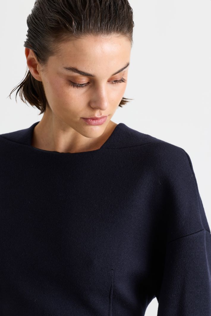 Top in doppio jersey - BLU - Intrend - 3